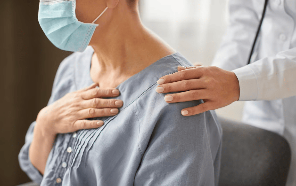 Человек, страдающий от онкологии