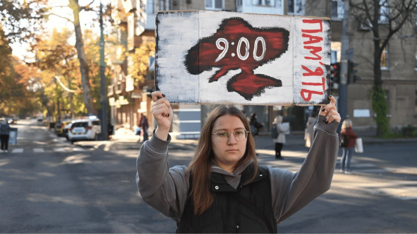 В Одесі відбулася акція "Хвилина мовчання"