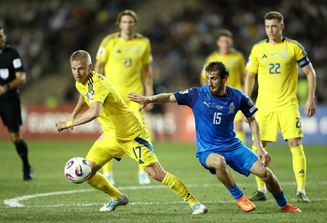 Матч Азербайджан — Украина