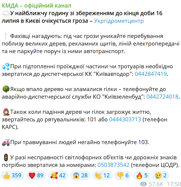 Київ накрила негода — повідомляють про затоплені вулиці та повалені дерева - фото 4