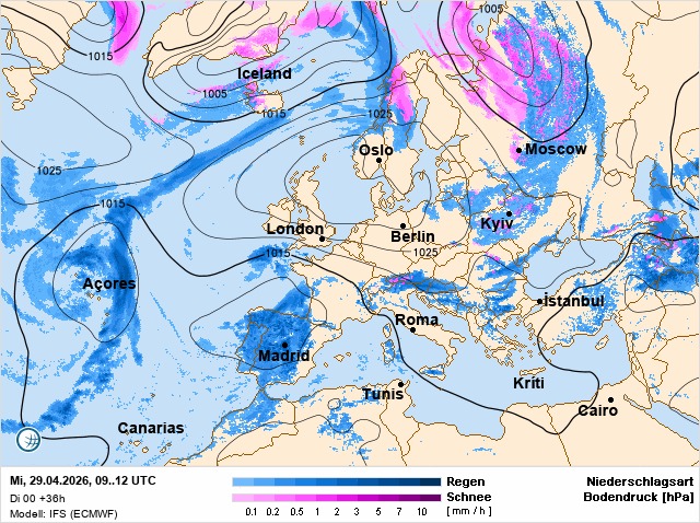 Погода в Україні 29 квітня