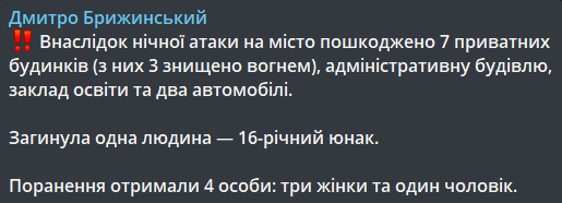 Удар по Чернігову 19 квітня