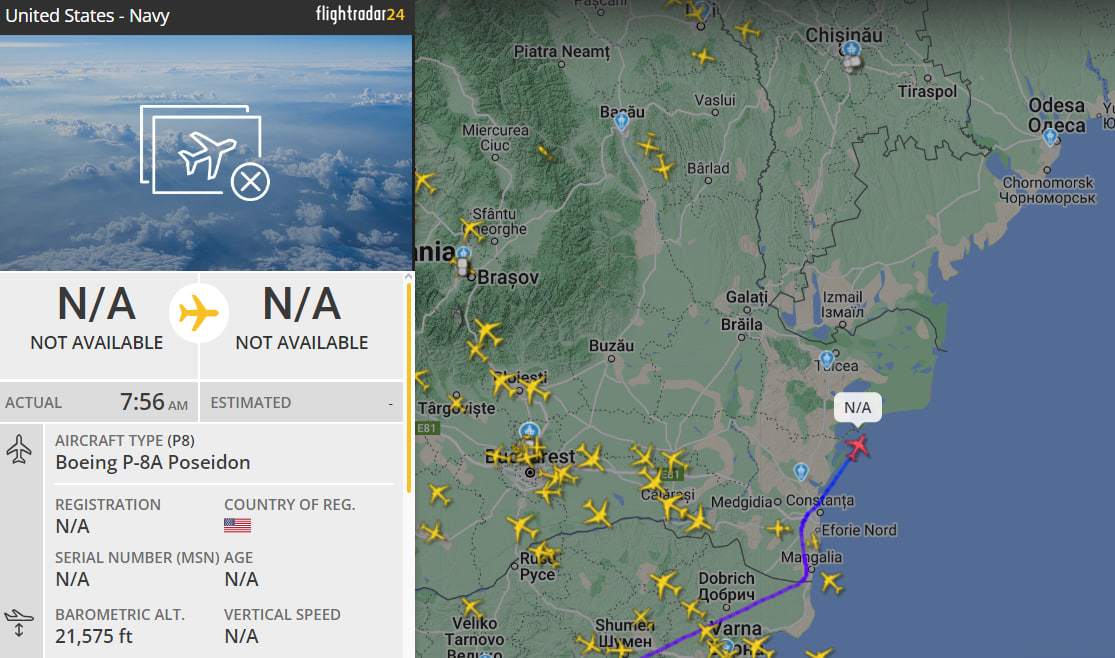 Одразу два розвідувальники НАТО на місії поблизу Одещини — де патрулюють літаки - фото 1