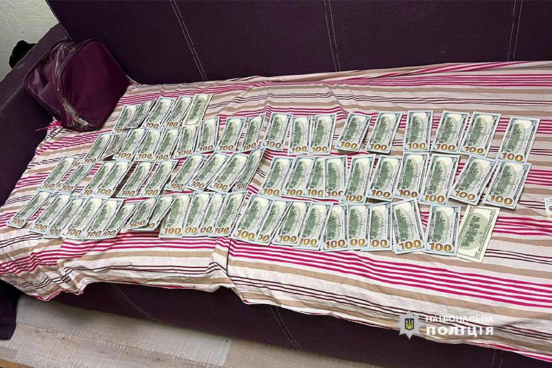 Кошти, які вилучили під час обшуків