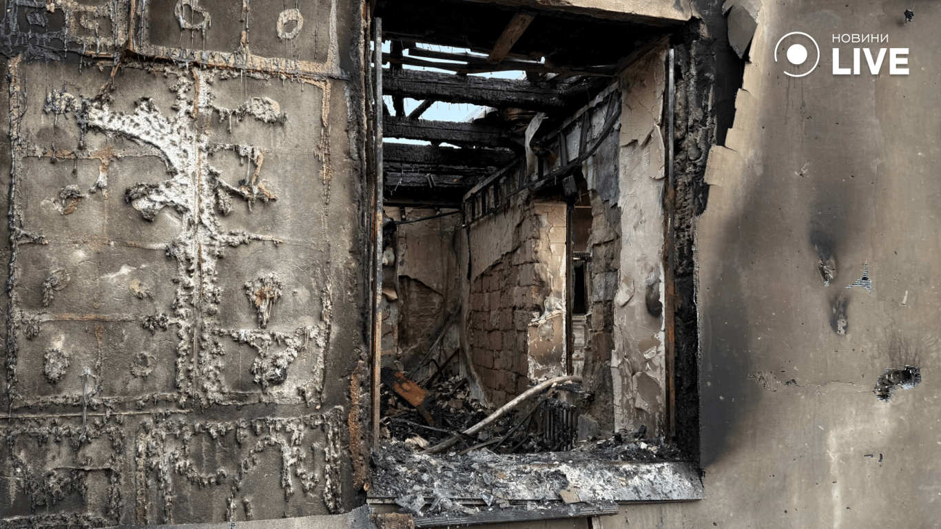 Приміщення повнюстю вигоріло