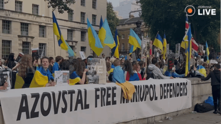 В Лондоне состоялся марш в поддержку Украины — Новини.LIVE побывали на месте - 285x160
