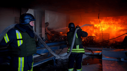 В результате вражеского удара по Одесской области вспыхнул масштабный пожар - 290x160