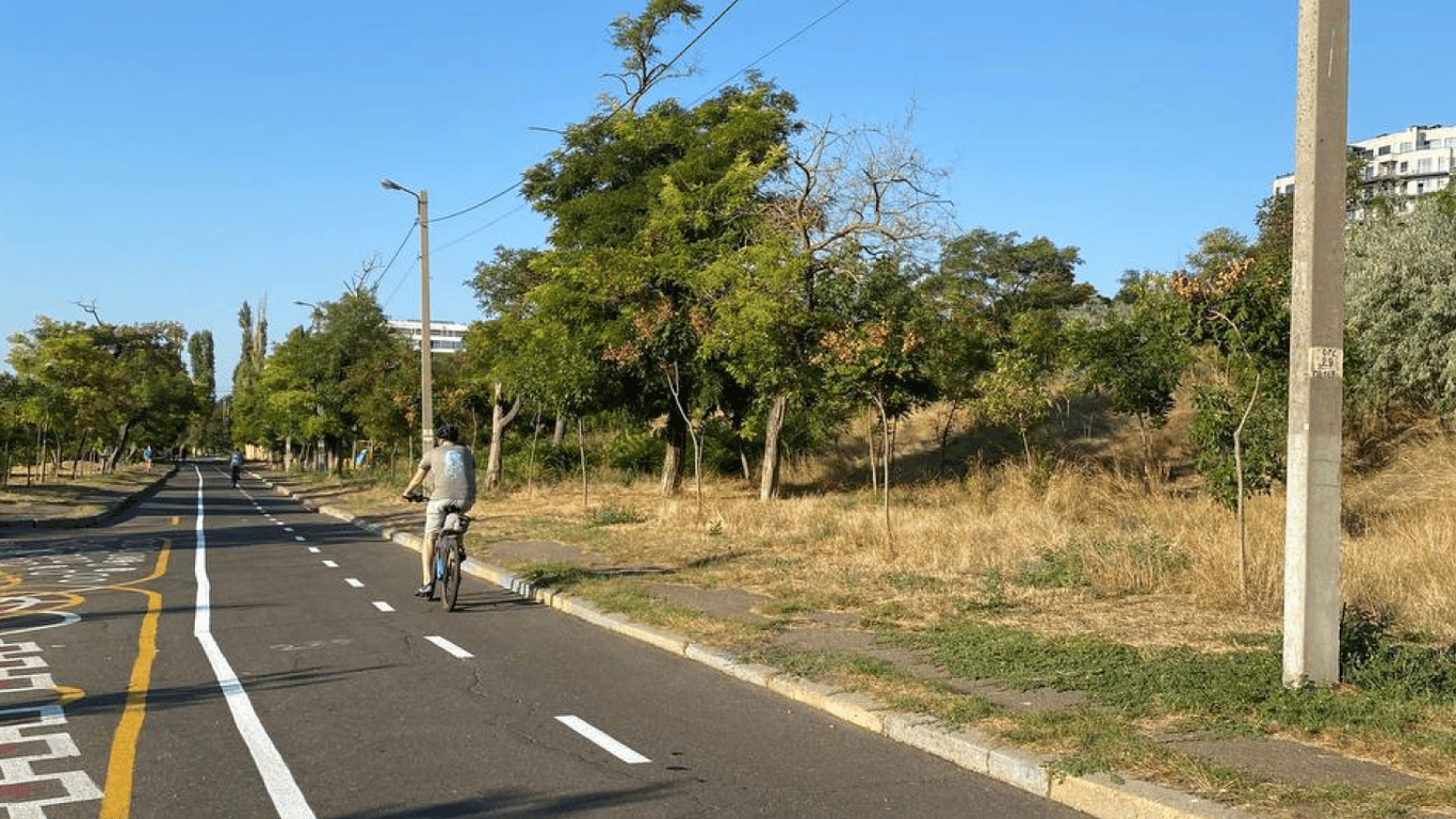 Велодорожки в Одессе.