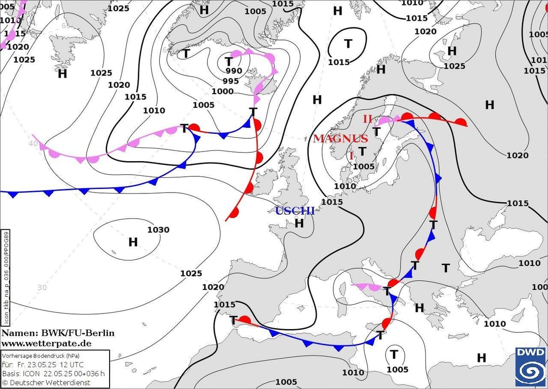 Карта циклонів
