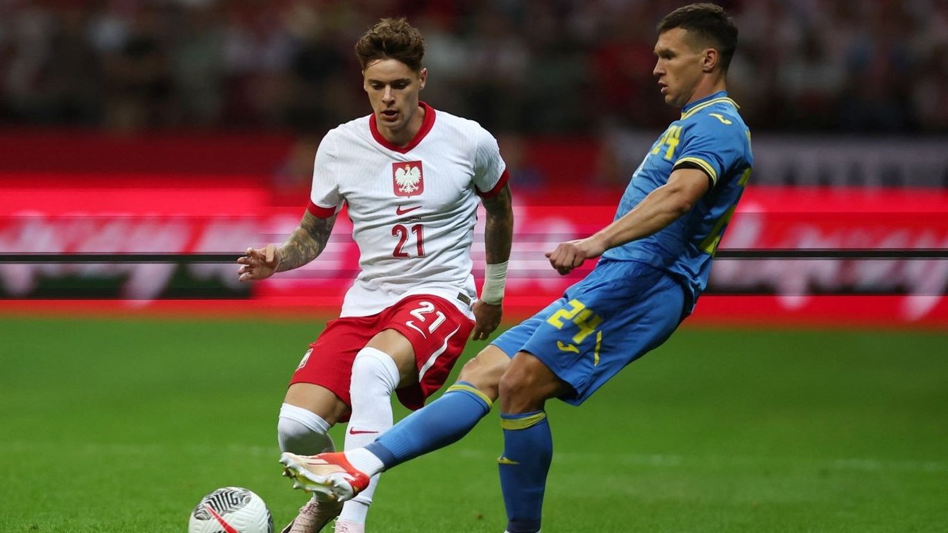 Польща забила Україні три голи в першому таймі товариського матчу