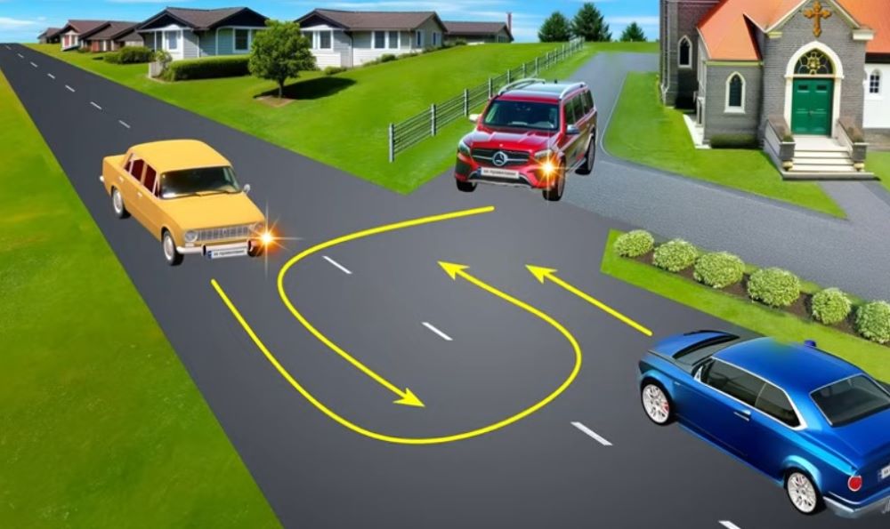 Запутанная задача с ПДД - укажите правильный порядок разъезда авто - фото 1