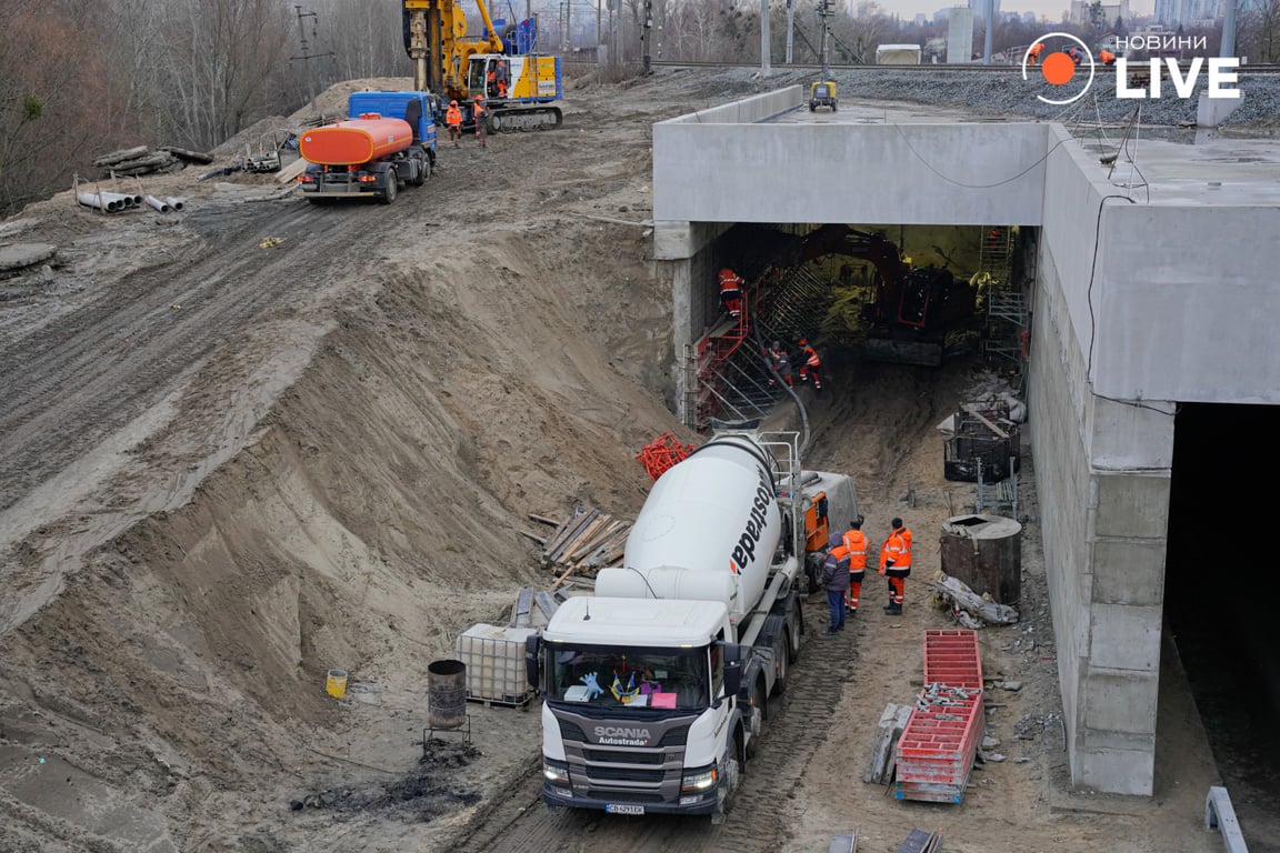 Подольский мост в Киеве