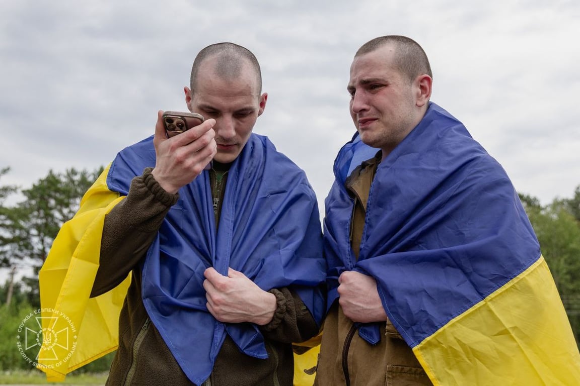 Українські воїни, яких повернули з полону 4 липня