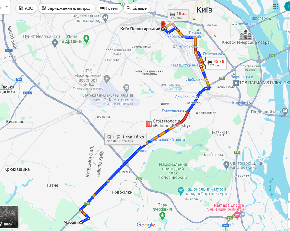 затори на в'їзд у Київ 20 жовтня