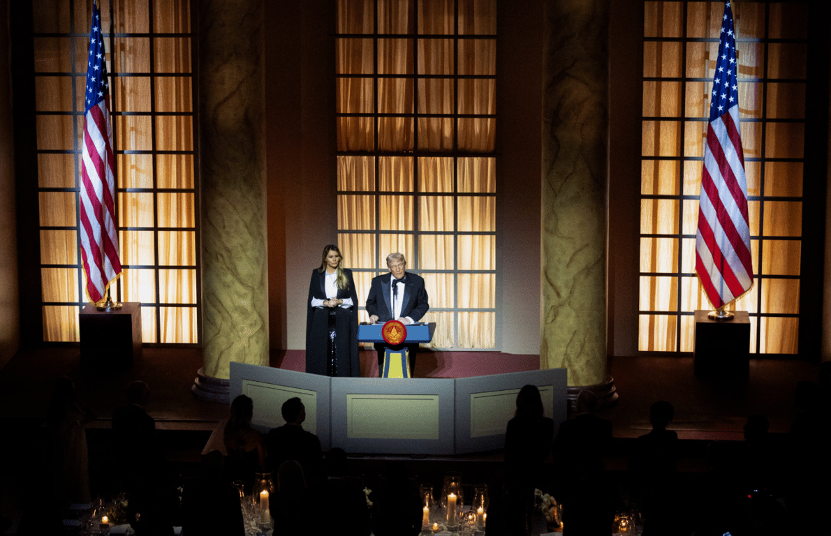 Виступ Трампа на вечері перед інавгурацією