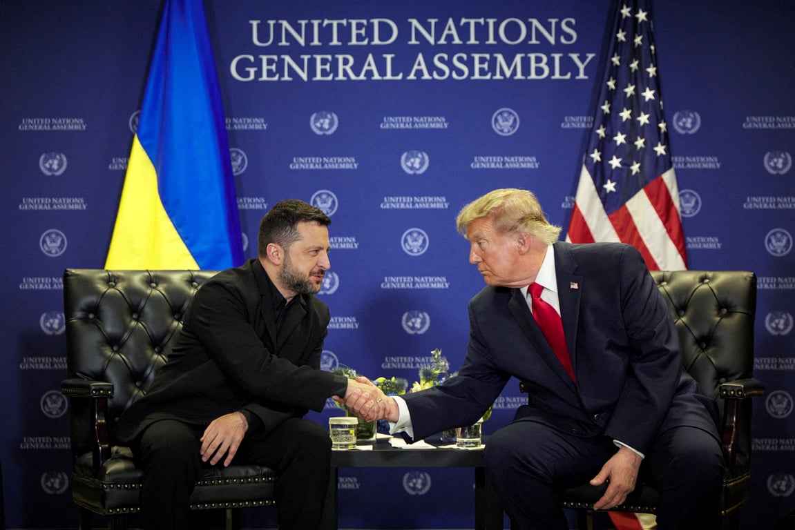 Владимир Зеленский и Дональд Трамп