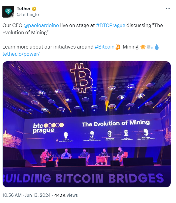 Что думает о биткоине генеральном директоре Tether Паоло Ардоино