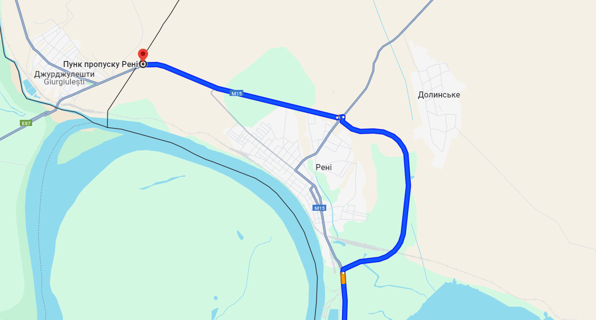 Затори на КПП Рені 24 травня