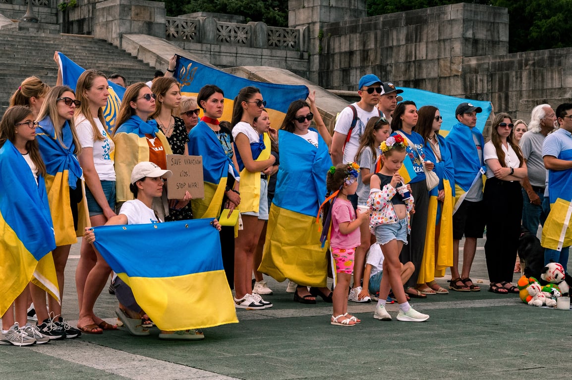 Перед самітом НАТО люди у США вийшли на мітинги проти російської агресії - фото 7