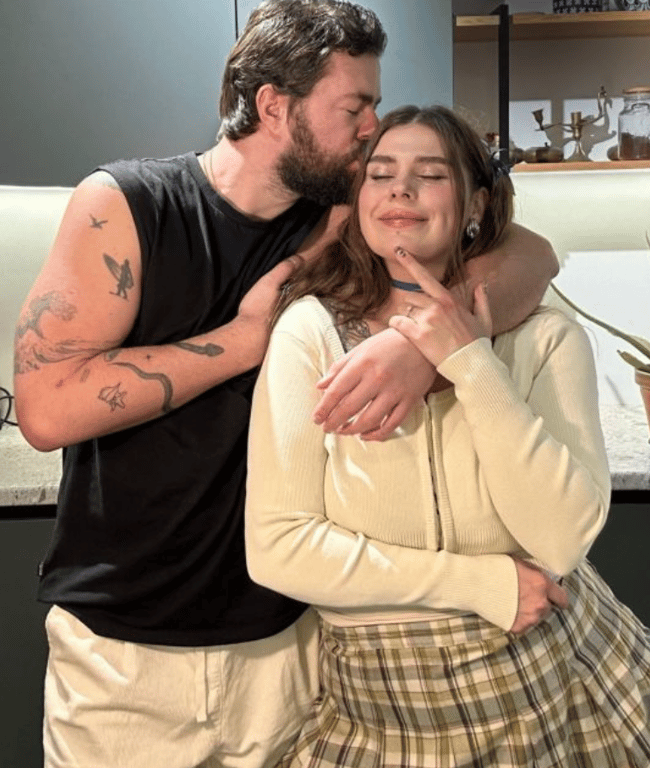 Александра Зарицкая со своим любимым Павлом Тараненко