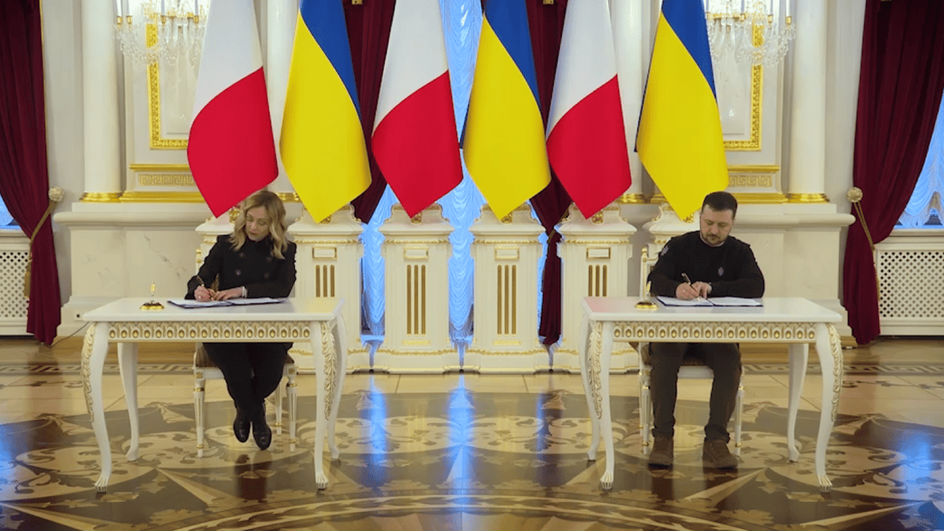 Зеленський підписав із прем'єром Італії двосторонню угоду про безпеку