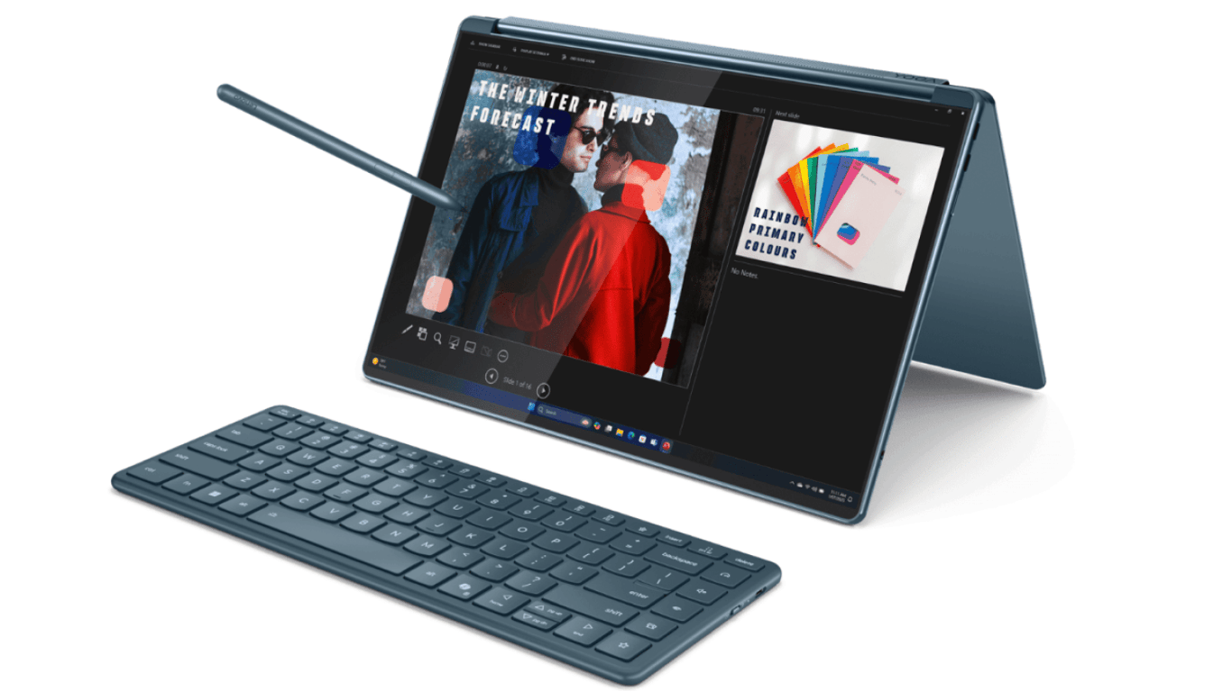 Революционный дизайн — Lenovo представила ноутбук Yoga Book 9i с двумя экранами