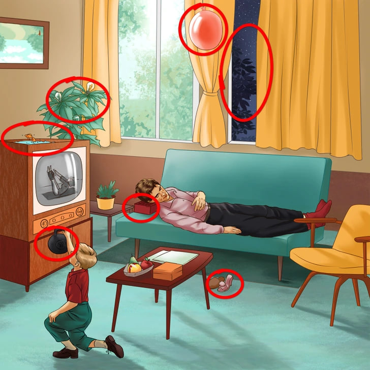 Головоломка на увагу — знайдіть на малюнку сім помилок за 20 секунд - фото 2