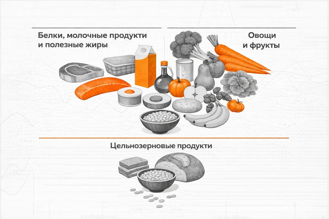 Пирамида здорового питания