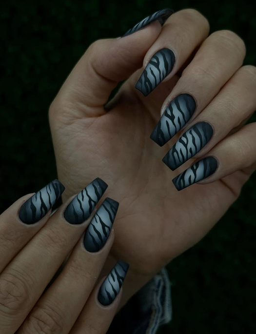 Fresh Black Nail Designs