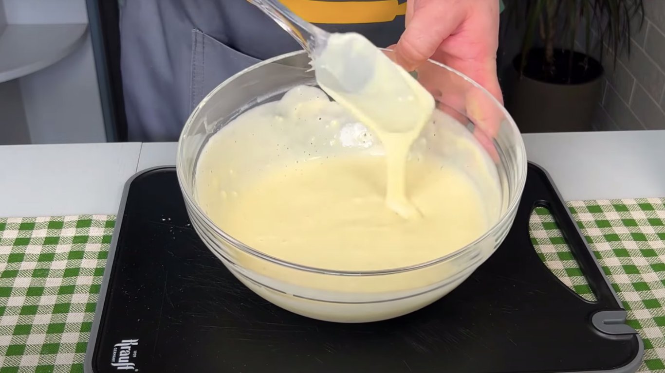 рецепт заливного тіста на кефірі