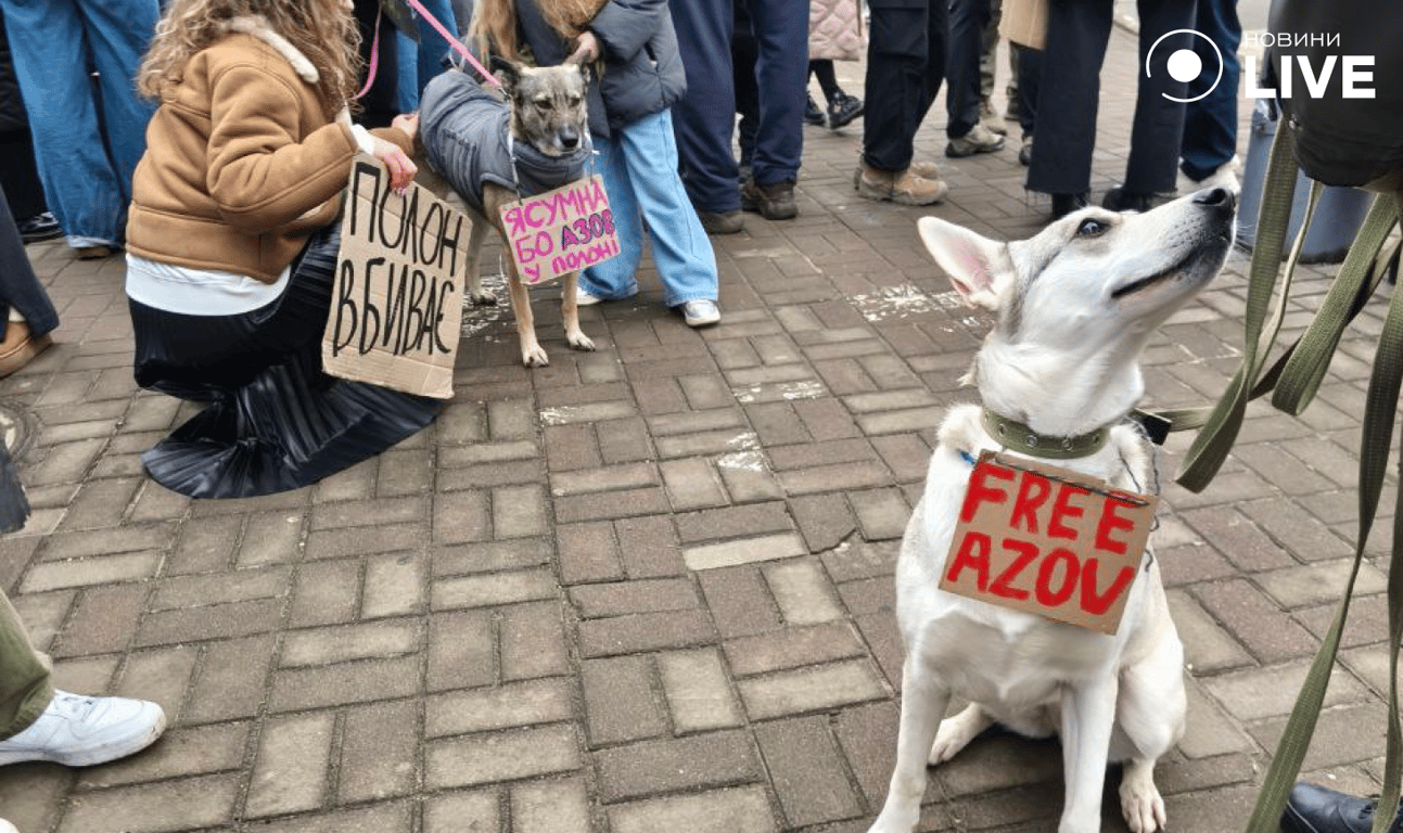 Київ вийшов на підтримку "Азову": мітинг FreeAzov за визволення бійців