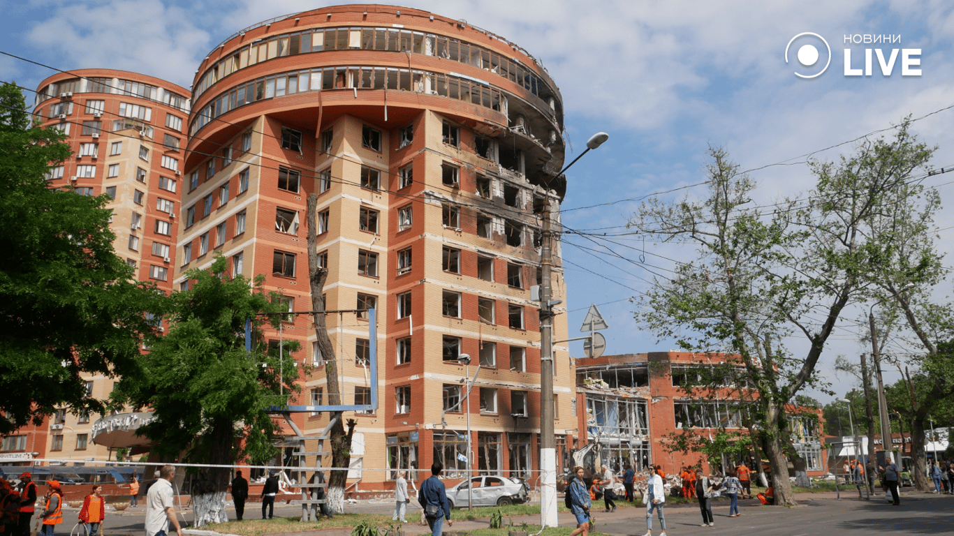 Удар по бізнес-центру