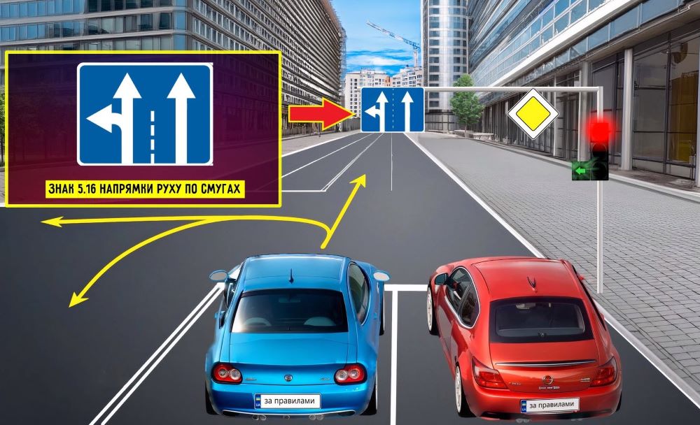 Задача с ПДД для опытных водителей - куда может проехать синий автомобиль - фото 2