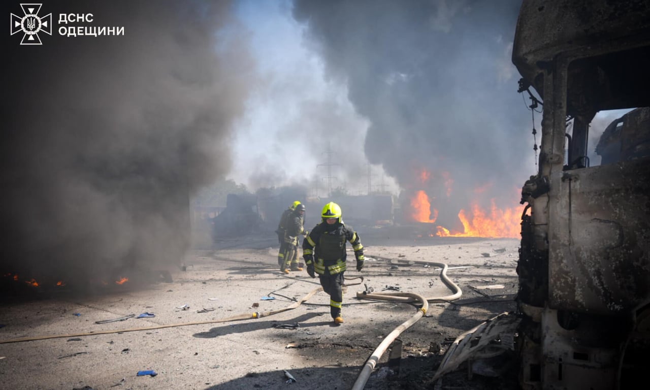 последствия атаки на Одесщине 26 августа: фото