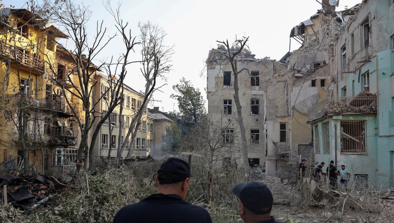 Разрушения во Львове