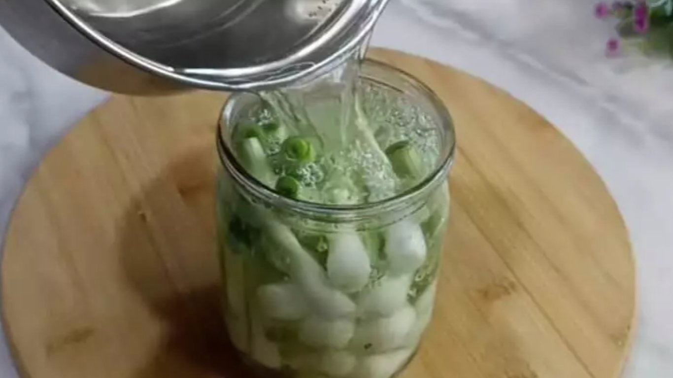 рецепт зеленої цибулі 
