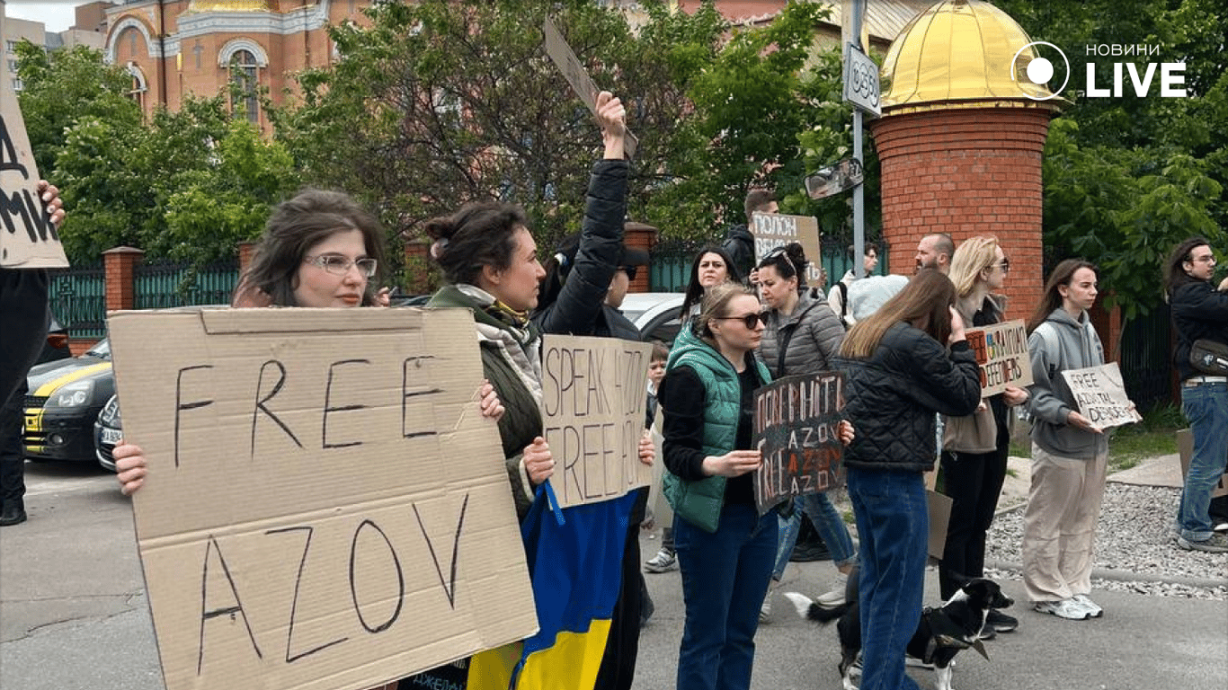 Акція на підтримку полонених у Києві