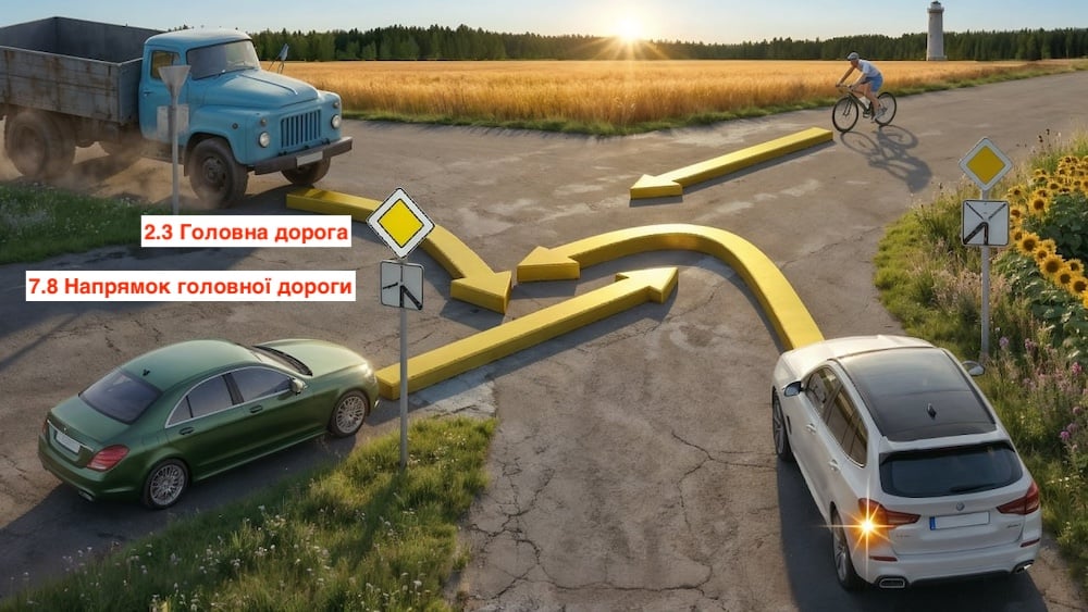 Тест ПДР: хто за ким проїде