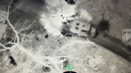 Військові "Азову" влучно вдарили по росіянах з БпЛА — відео - 285x160