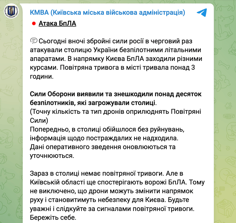 Беспилотники Киев