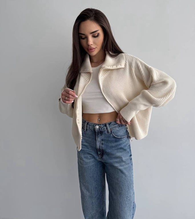 З якими речами кардиган поєднується найкраще