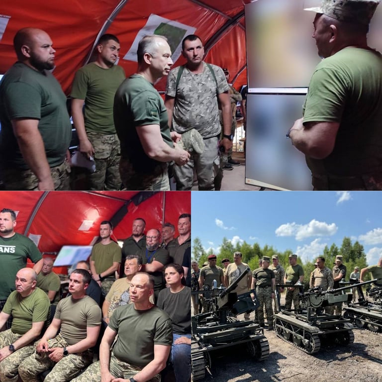 Головнокомандувач ЗСУ Олександр Сирський у навчальному центрі Збройних сил