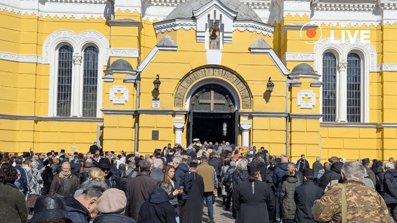 Прощання з Патріархом Філаретом у Києві 22 березня