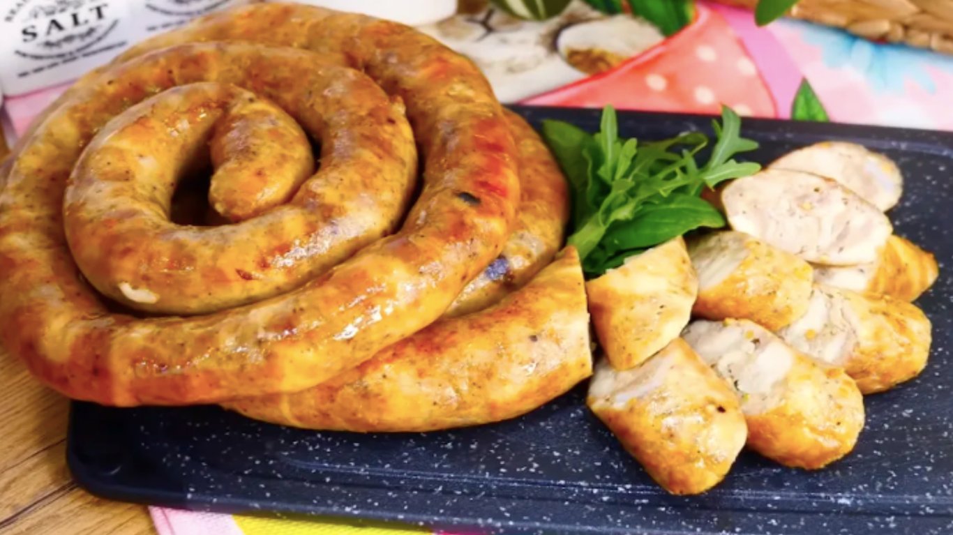 рецепт курячої ковбаси за копійки
