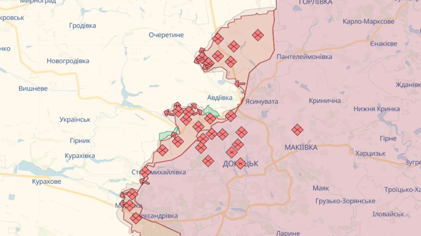 Карта боевых действий в Украине онлайн сегодня, 30.10.2023 — DeepState, Liveuamap, ISW