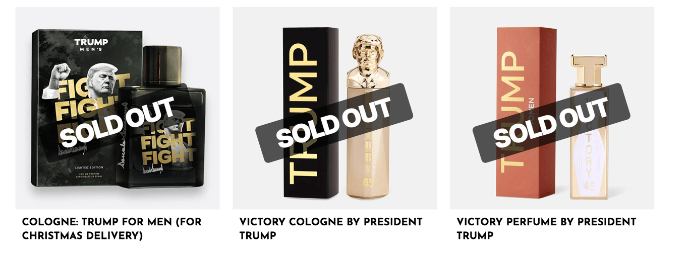 Дональд Трамп выпустил духи с фото жены Байдена - фото 2