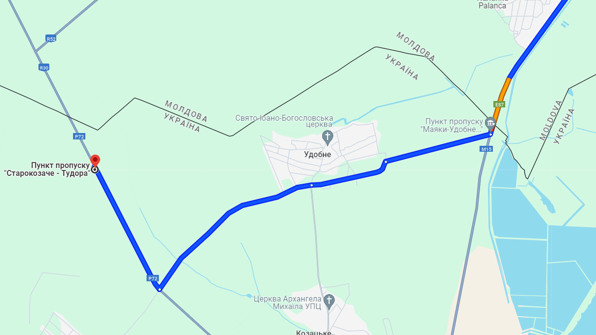 Пробки на КПП Старокозаче 31 мая