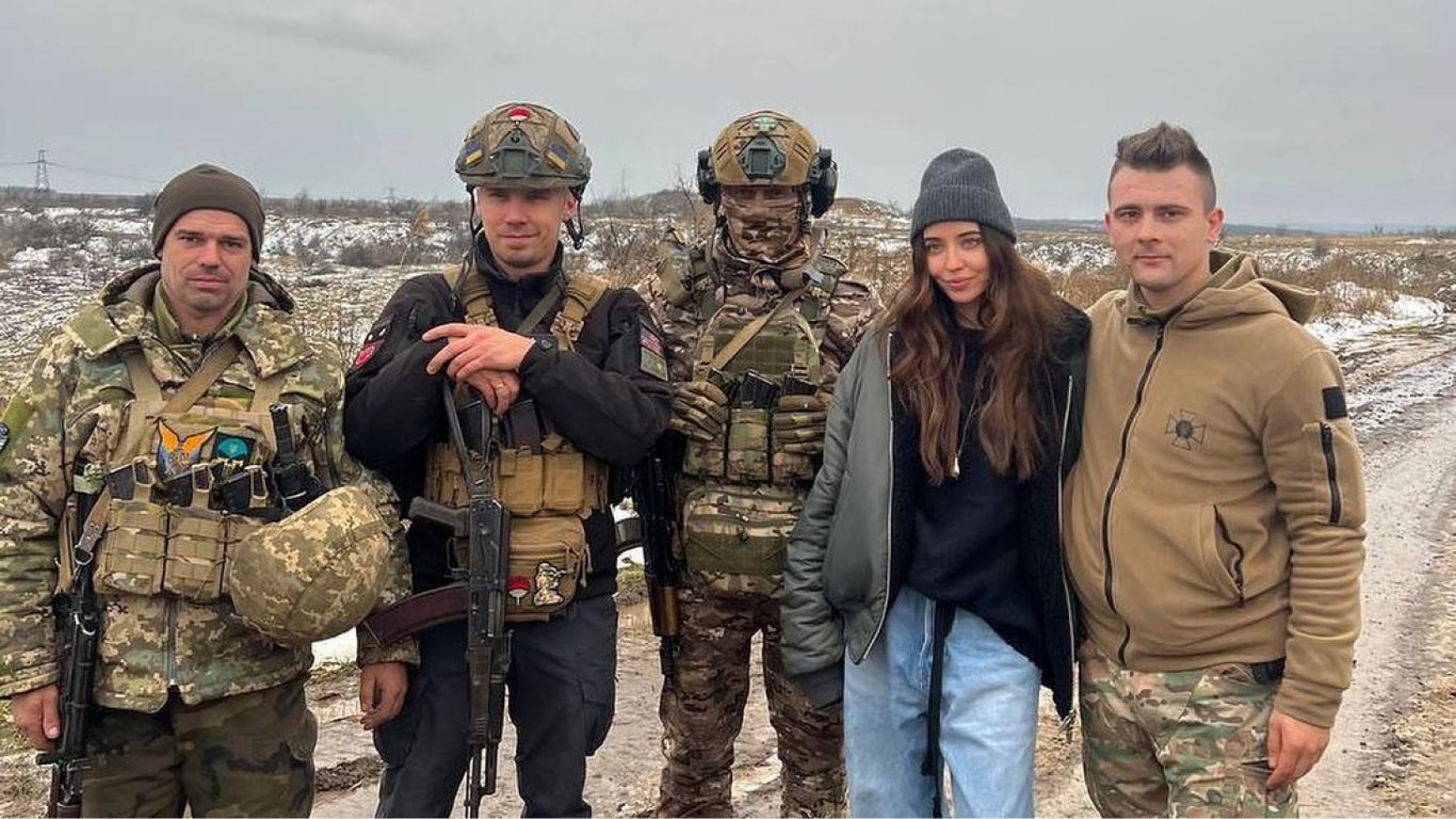 Дорофєєва зустрілася з військовими в Донецькій області — фото