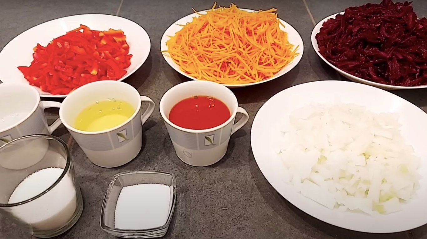 борщевая заправка на зиму