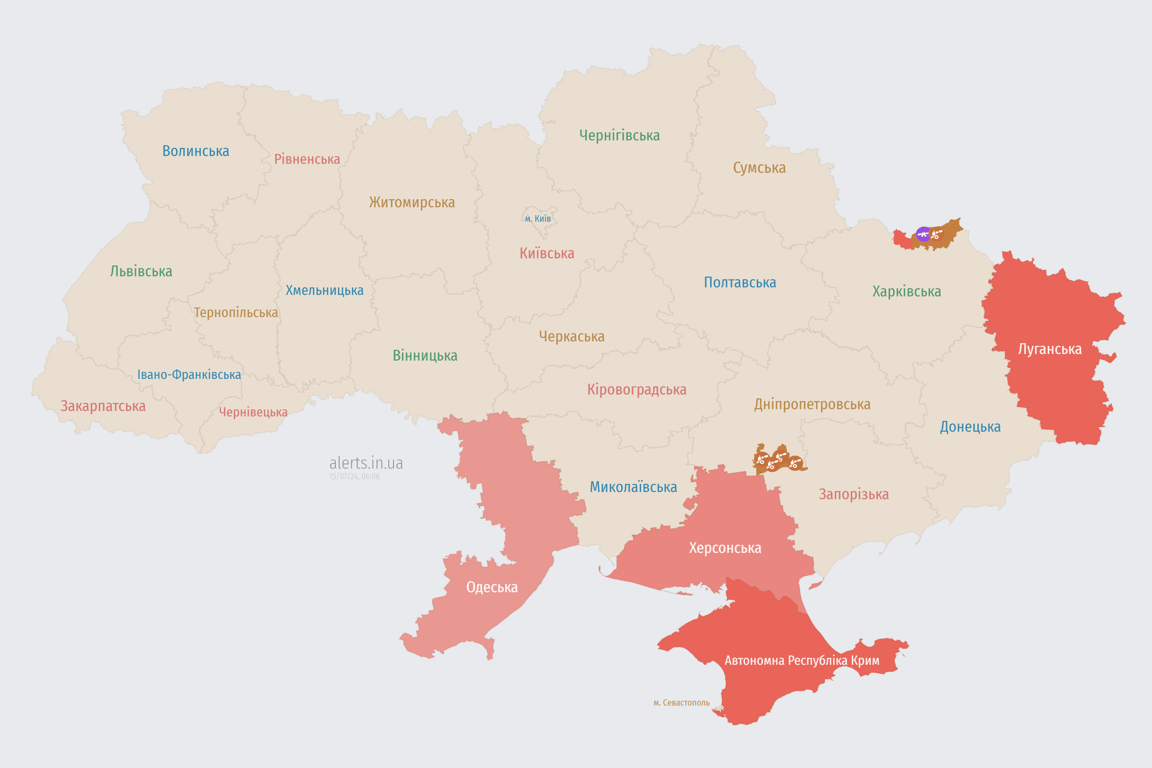 Чому повітряна тривога вранці 15 липня